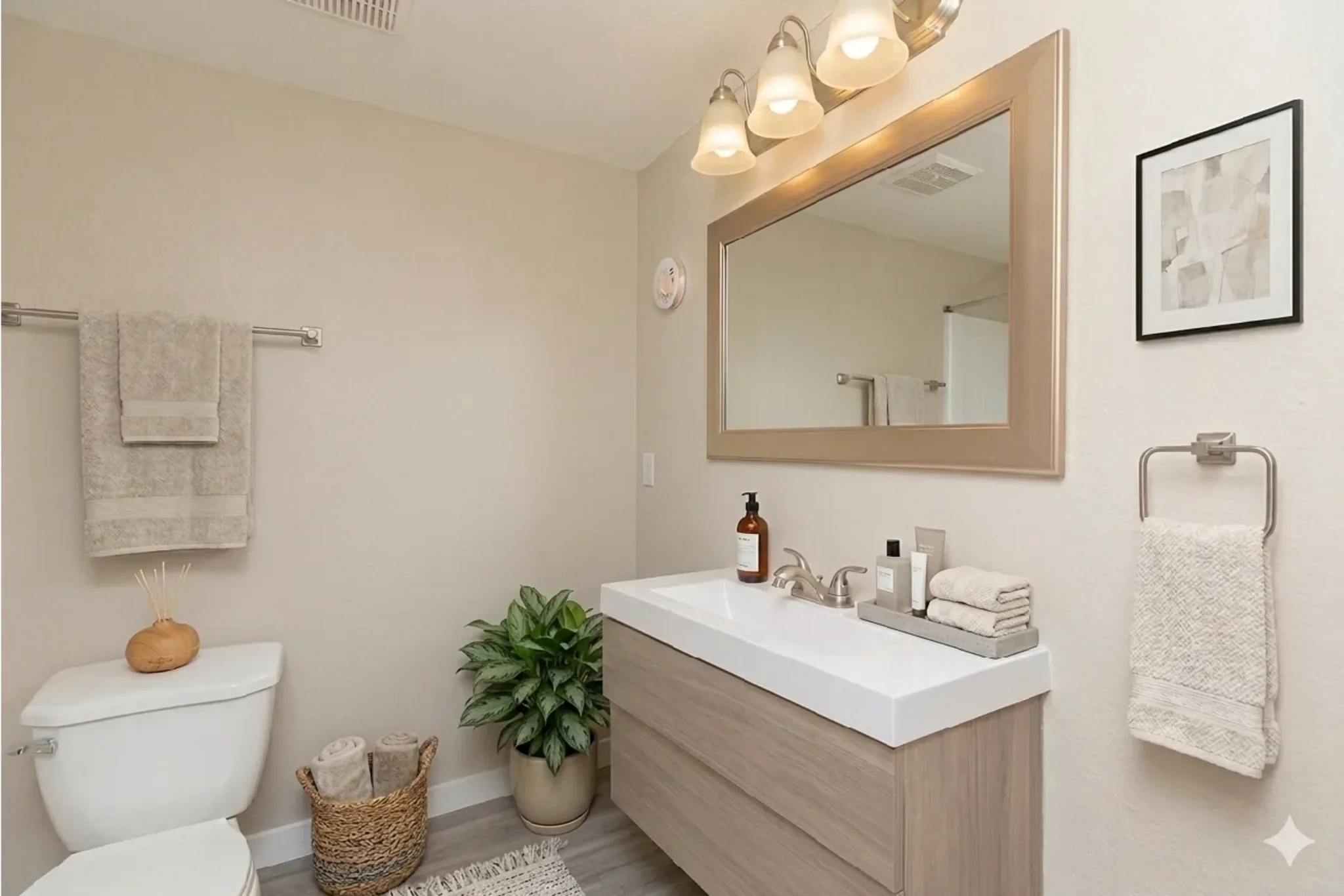 Renovated bathroom at Tides on 51st, Phoenix, AZ